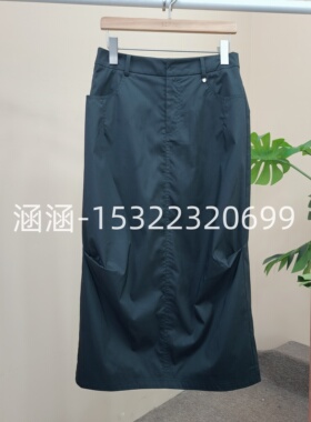 如家2025春正品显瘦半身中长裙6A13Q64243-579