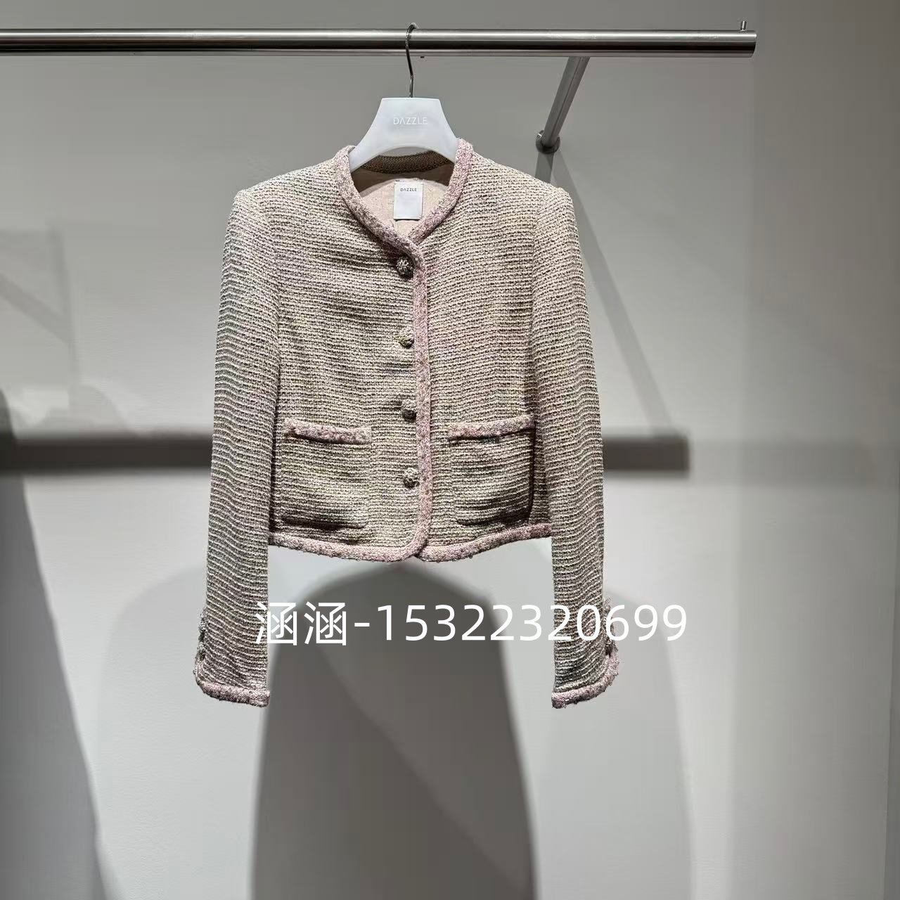 47折D家2025春款专柜正品浅卡其色外套2J1F402-3299,女装/女士精品,毛针织衫,淘宝优惠券,粉丝福利购,淘宝优惠卷