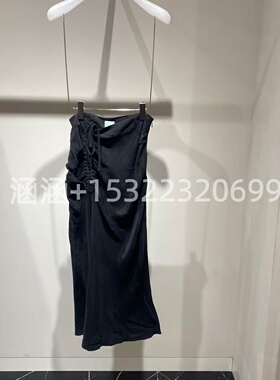 53折D家2025夏款专柜正品黑色半裙2J2S451-1499