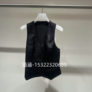 黑色马甲2J1L101 2999 专柜正品 47折D家2025春款