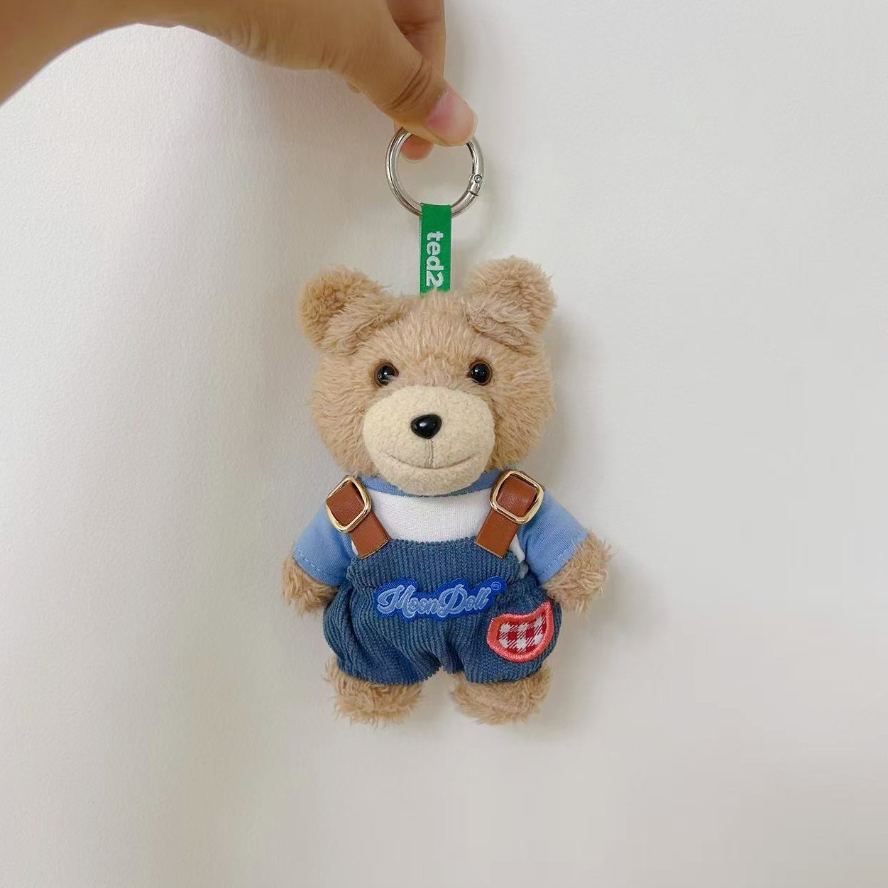 泡泡玛特Ted2泰迪熊娃衣玩偶公仔挂件衣服潮酷T恤裤子着替套装潮