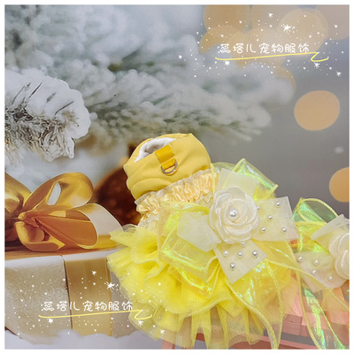 蕊塔儿小体狗狗小香风棉服加绒连衣裙加厚外套马尔济斯约克夏冬装