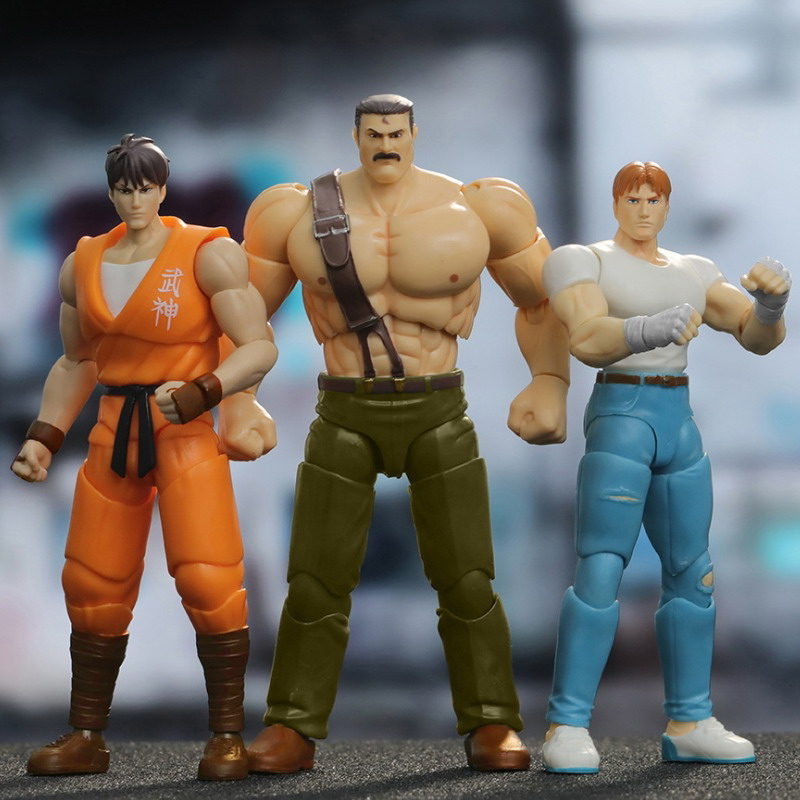 52TOYS 闪电奇舞 快打旋风 街机 游戏 科迪 凯 哈格 可动 模型