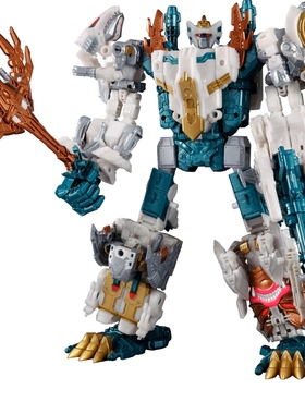 变形金刚 TAKARA TOMY 世代精选 尼普顿大神海神组合白色海底狂魔