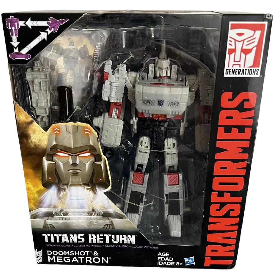 孩之寶變形金剛泰坦三變威震天