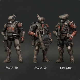 酸雨战争 FAV-A108 赤鸦足轻 A109 赤鸦伞兵 A110 赤鸦防化浪人