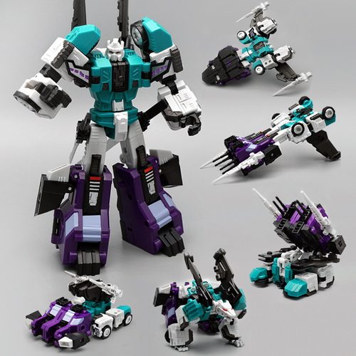 MFT六面兽六变小比例变形玩具