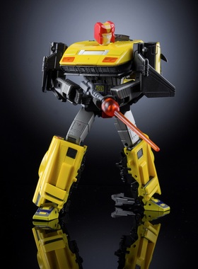 变形玩具 X-Transbots MX-23D X社 特巡队 队长 加速 黄色 微星色