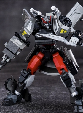 变形玩具 铁工厂 IronFactory EX-63G 武士 银霹雳 银岚 小比例