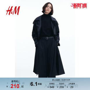 阔腿西裤 子春季 1271001 裤 HM女装