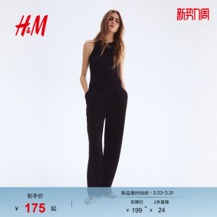 西装 大码 裤 宽松阔腿高腰休闲正装 友好1091186 春季 HM女装