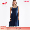 HM2026春季新款女装中长牛仔连衣裙1326738