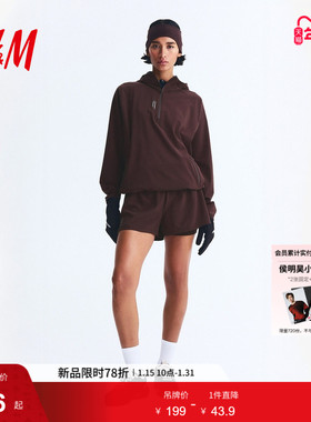 HM春季女装DryMove™双层跑步短裤1257849