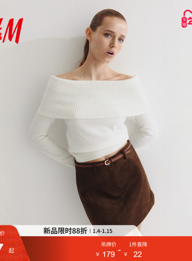 HM冬季女装露肩套衫1296847