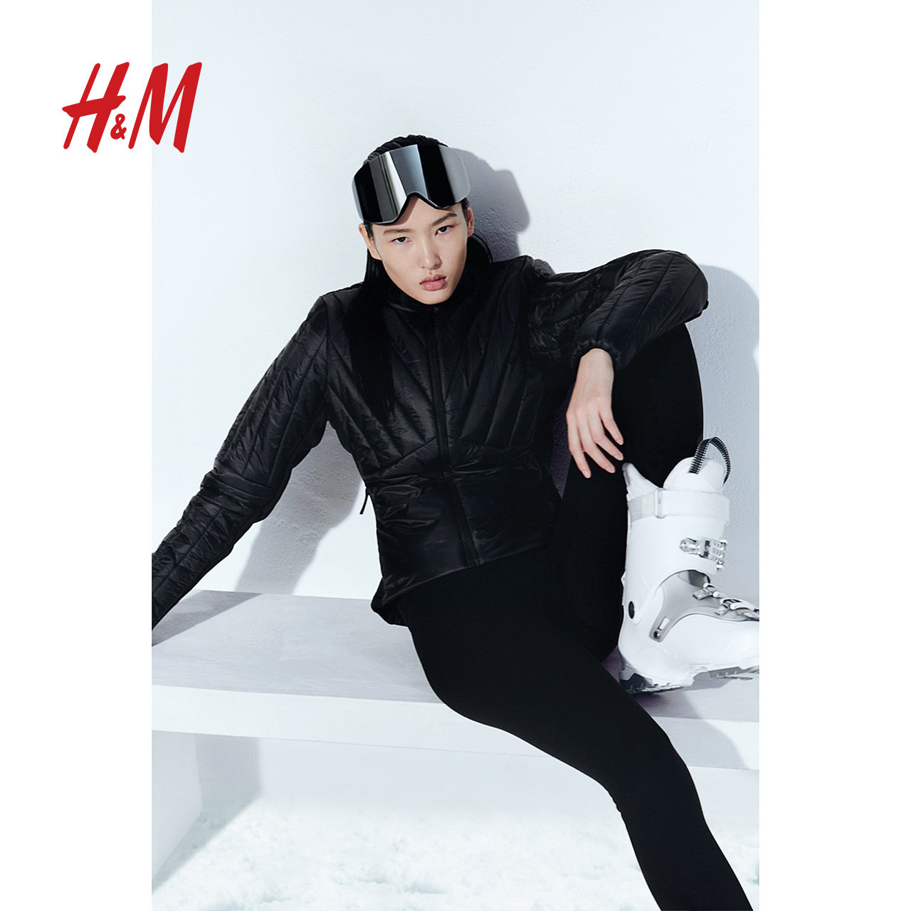【H&M MOVE ThermoMove™】女装运动棉衣滑雪立领保暖棉服1249452,运动服/休闲服装,运动棉衣,淘宝优惠券,粉丝福利购,淘宝优惠卷