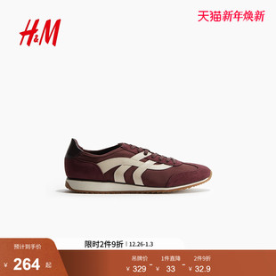 运动鞋 休闲运动鞋 2025年冬季 平跟浅口潮流时尚 1268920 新款 HM女装