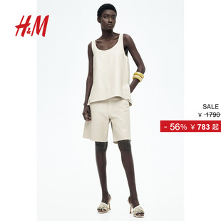 时尚 2025女装 新款 休闲简约皮质背心上衣1289580 吊带冬季