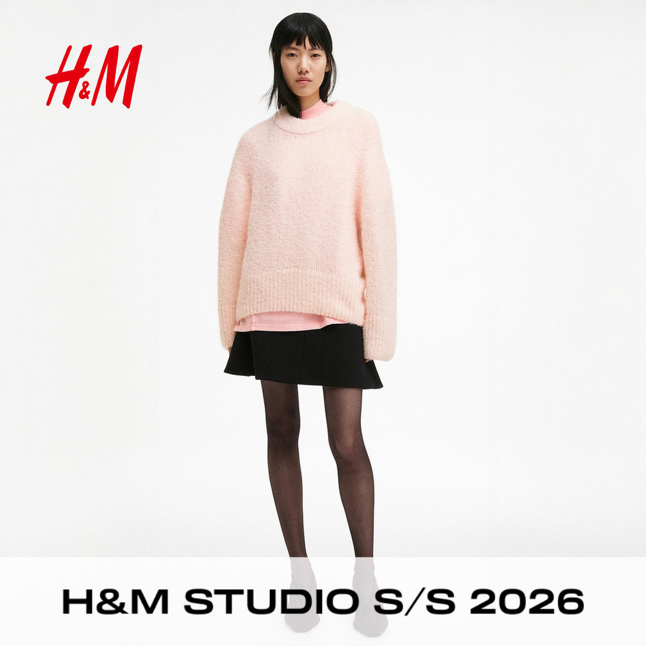 H&MStudio S/S 2026女装毛针织衫春季新款马海毛混