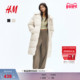 HM女装 棉服暖乎乎冬日ootd外出保暖宽松长棉衣夹克外套1168456