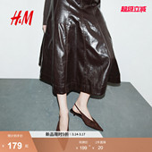 休闲小猫跟露跟鞋 HM2026春季 时尚 女士女鞋 1312648 新款