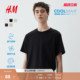 短袖 HM男装 COOLMAX®凉感透气运动圆领情侣装 T恤春季 0967153 女装