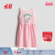 史努比 HM童装 儿童女童裙子冬新款 洋气印花无袖 连衣裙1154543