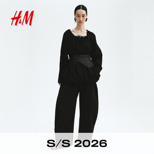 抽绳防风外套1338085 女装 HM2026春季 新款