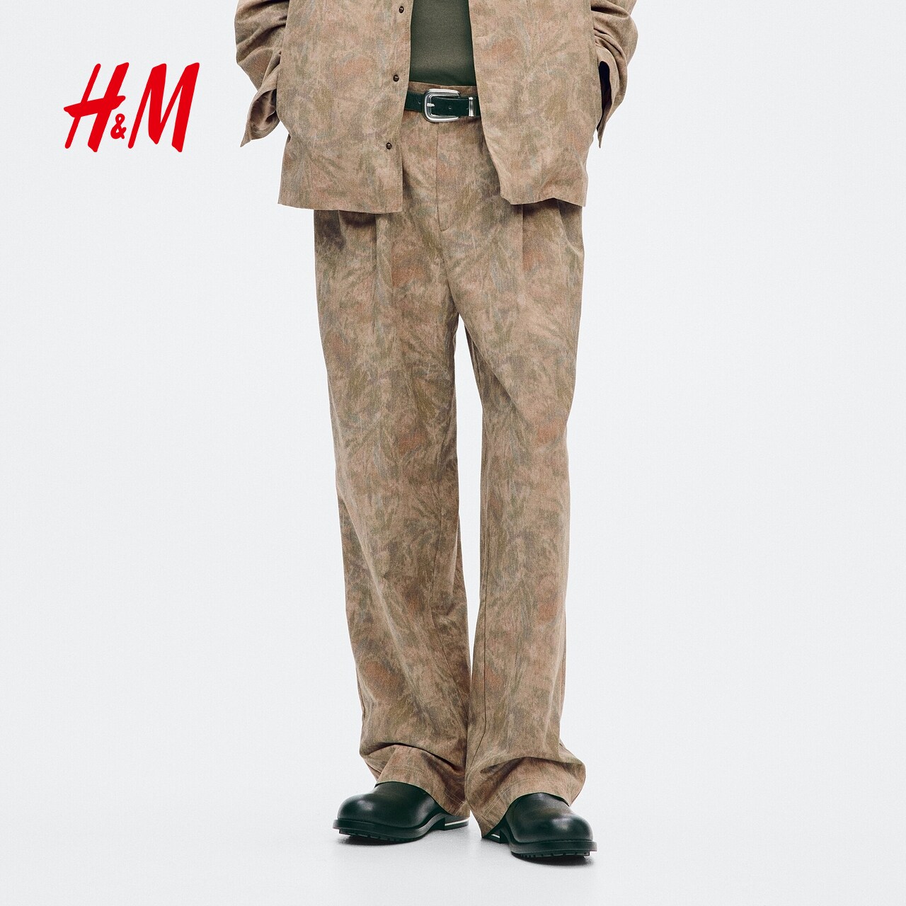 【Atelier】HM男装休闲裤2026秋季新款通勤休闲版长裤1348763