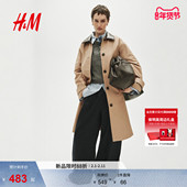 女装 HM2026春季 新款 斜纹布轻便大衣1316022