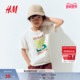 卡通洋气圆领短袖 HM童装 儿童男童T恤春季 宽松上衣1216652