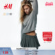 毛针织衫 套衫 2026春季 HM女装 新款 静奢风针织衫 内搭打底衫 1311998
