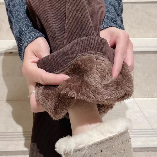 灯芯绒加绒加厚阔腿裤男士新款裤