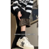 零下40度特厚防寒保暖羊羔绒裤 子男冬加绒加厚阔腿直筒灯芯绒卫裤