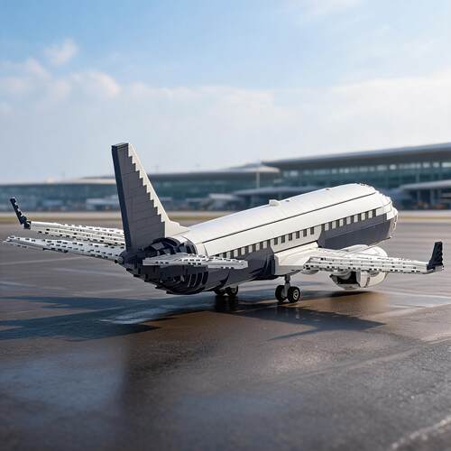 波音737-800客机拼装积木