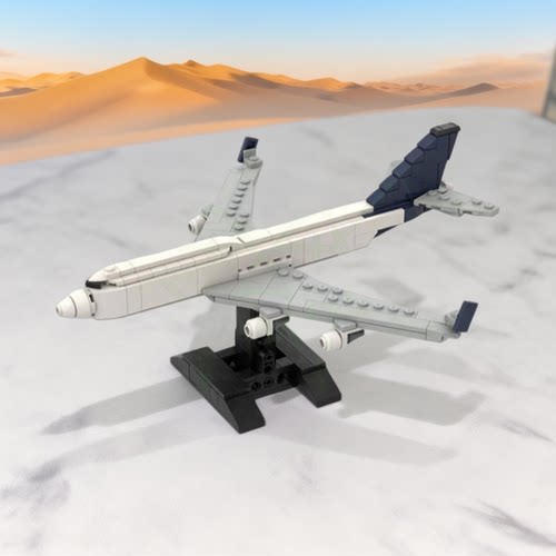 波音747-4001300拼插积木