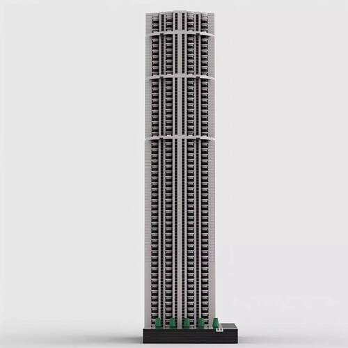 MOC-151260大都会大厦积木套装