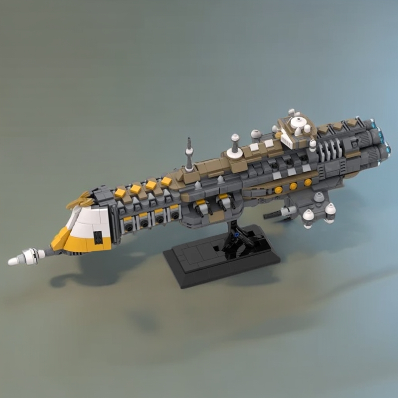 MOC-178469 战锤40K战斗舰队哥特式月级巡洋舰益智拼插积木套装男