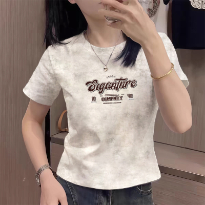正肩独特漂亮掐腰设计感高级小众短款上衣短袖t恤女2025夏季新款