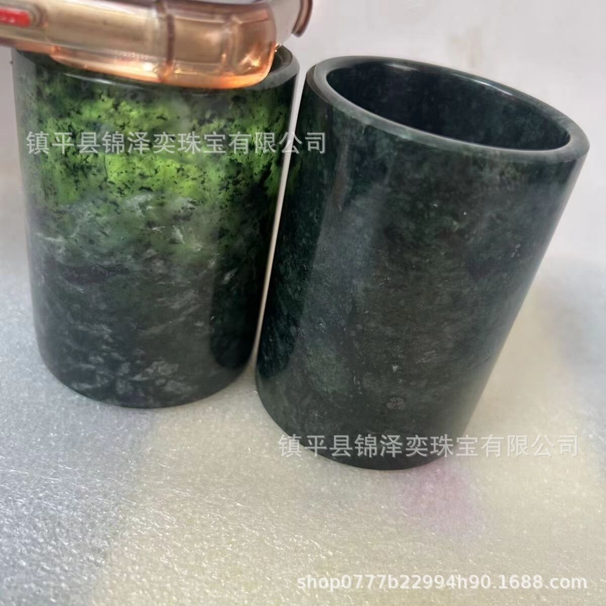 厂家直销正品天然药玉石茶杯水杯办公杯老板杯强磁养生杯