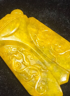 大量批发直播供货仿古做旧工艺品岫玉雕刻玉蝉手把件知了挂件