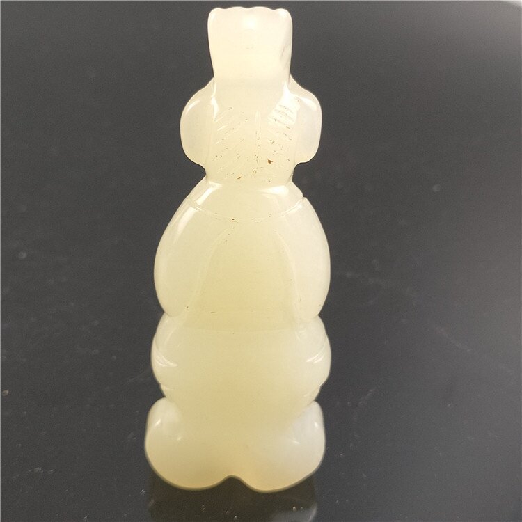 古玩杂项仿古工艺品岫玉做旧玉器红山文化太阳人挂件吊坠