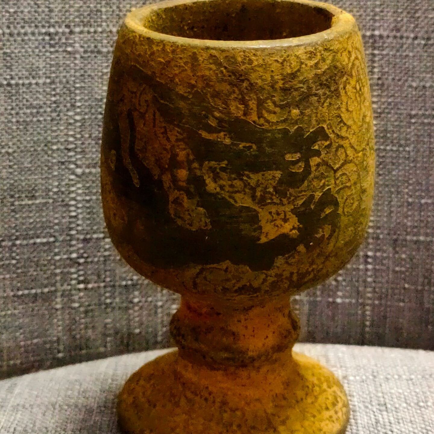 老物件古董做旧仿做旧古玩玉器高古玉玉石岫玉旧货摆件酒杯龙杯