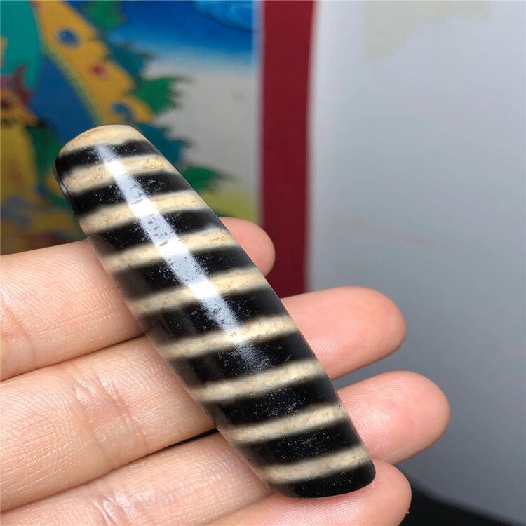 供应珠宝西藏老矿玛瑙大孔玉髓天珠风化纹线圈天珠藏式佛珠吊坠