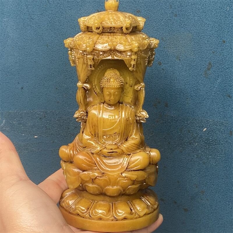 仿古做旧树脂工艺品雕刻观音佛像家居人物摆件西方三圣大势至摆件