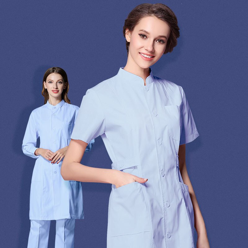 护士服女夏装短袖医院美容师药店牙科工作服医护服装白大褂