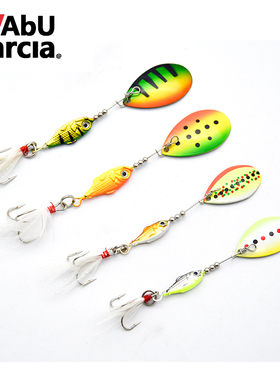 美国纯钓Pure fishing阿布士兵旋转路亚亮片马口翘嘴鲈鱼假饵亮片