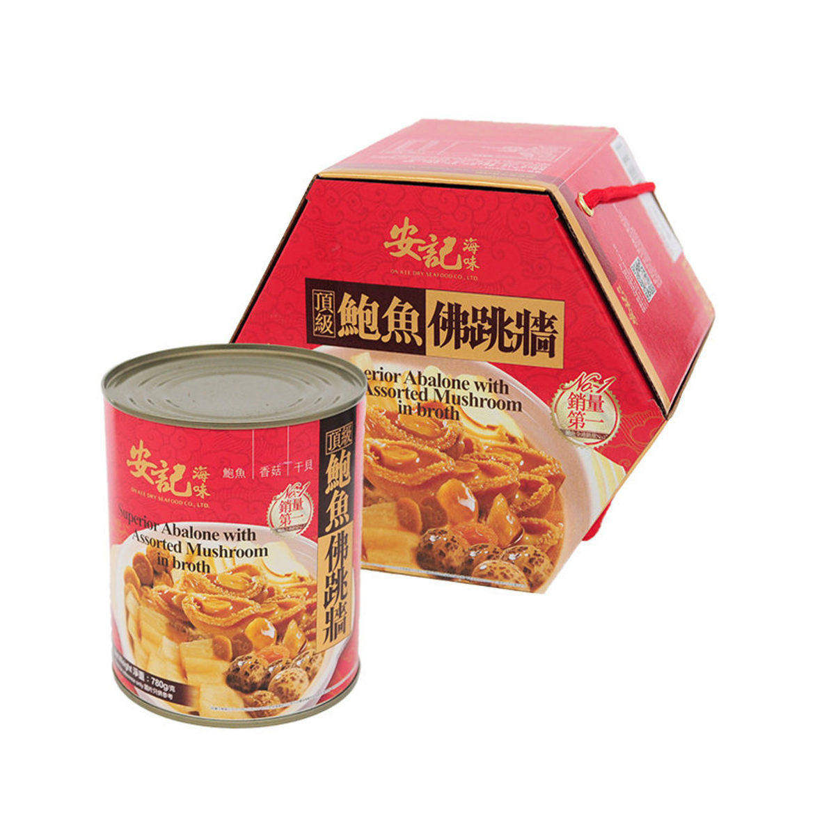 台湾制造安记海味安记鲍鱼佛跳墙口感丰富即开加热即可食用780克