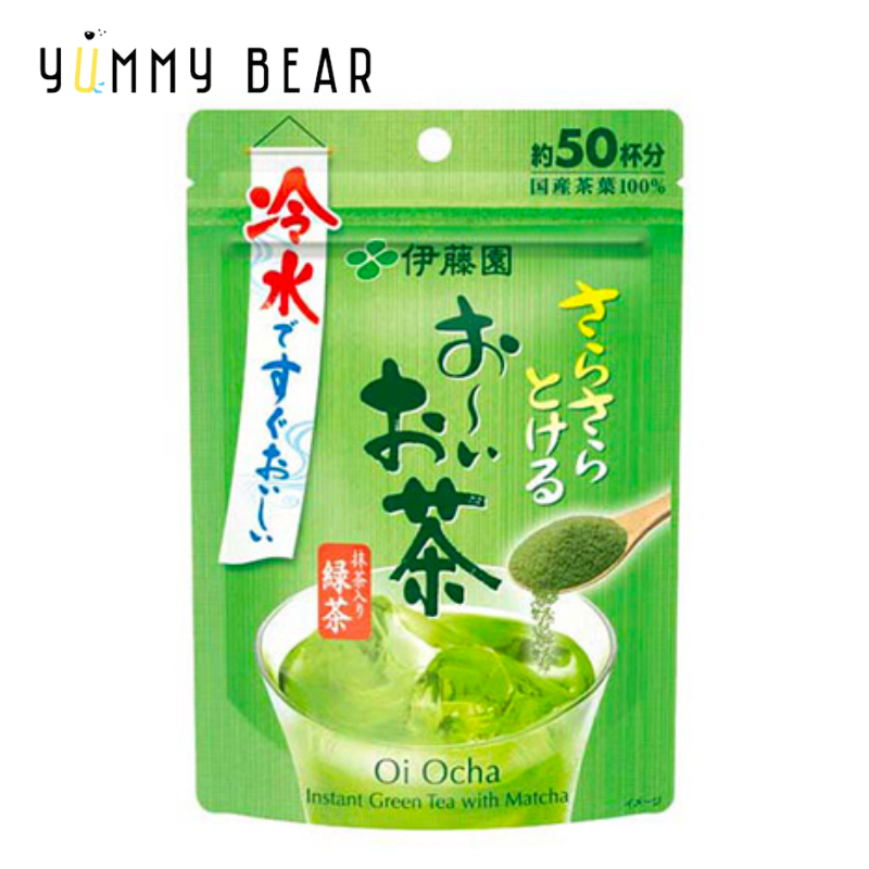 香港代购-伊藤园-抹茶入绿茶粉(冷热泡皆可) 40g新旧包装随机出)