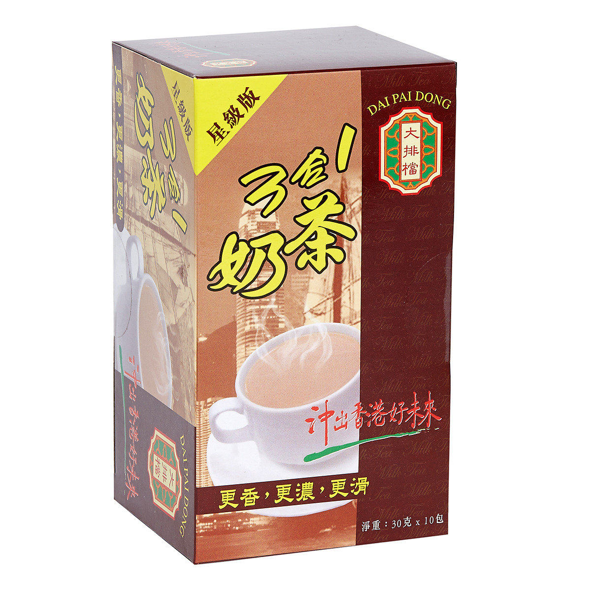 进口版大排档 星级版三合一奶茶30克x10盒装10包冲泡奶茶速溶奶茶