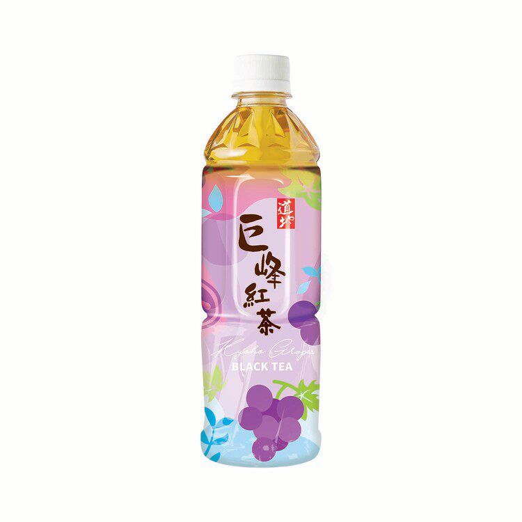 网红推荐 道地 巨峰提子紅茶、芒果苹果绿茶、热情果橙绿茶 500ML
